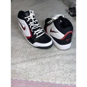 Nike Men's White and Red Trainers Size 13